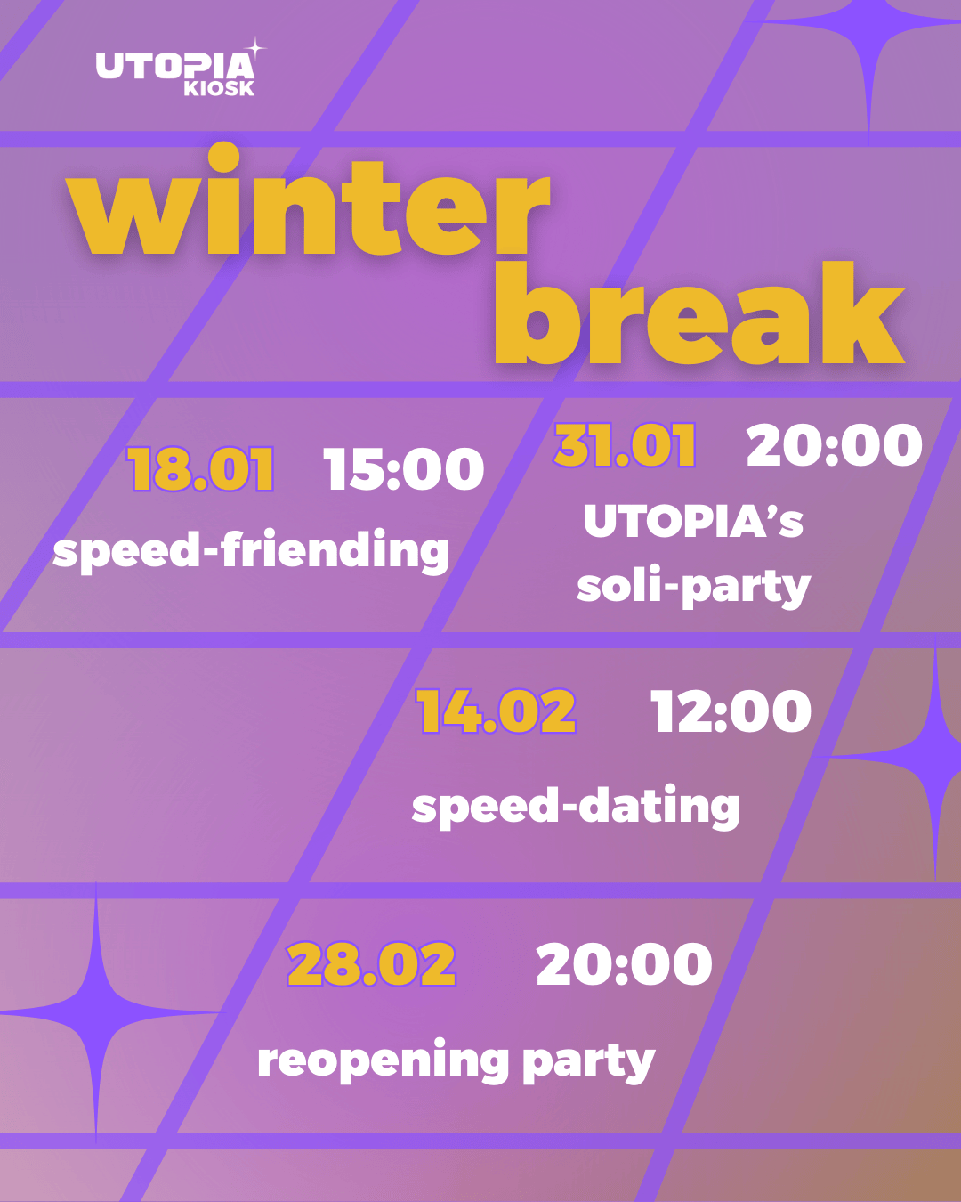winter break events
